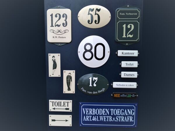 Standaard borden kopen in Alkmaar bij Postma en Postma